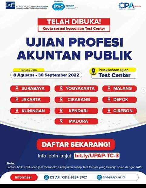 INFO UJIAN CPA UNTUK MAHASISWA PPAk